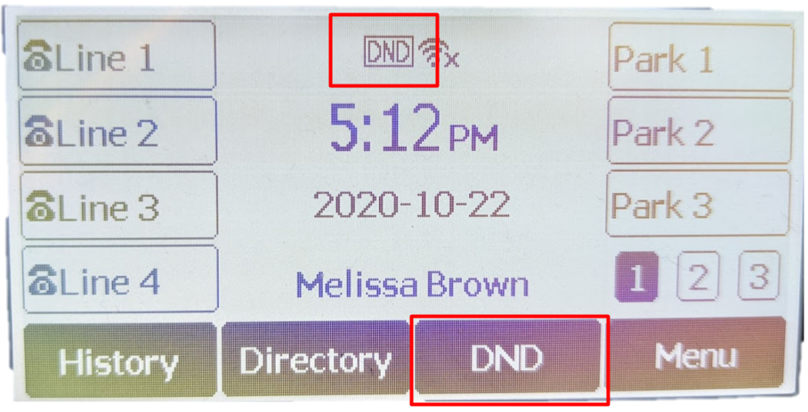 What is the DND Button?